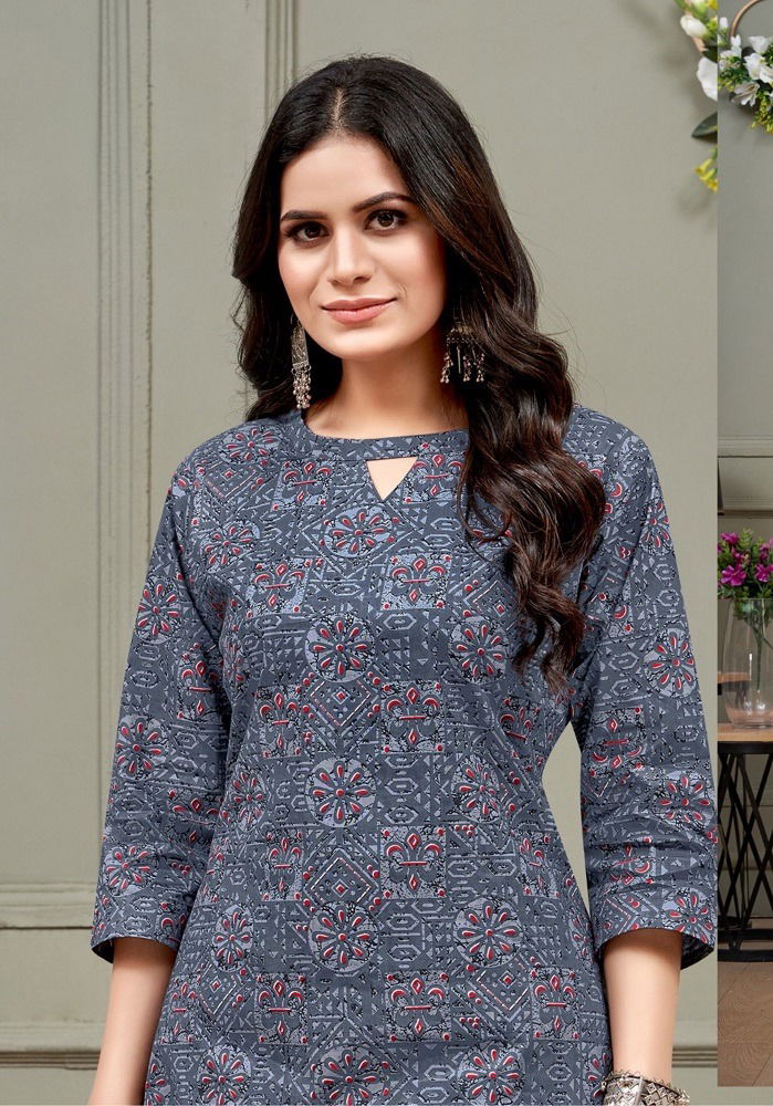 Omisha Vol 3 By Balaji Cotton Printed Summer Short Tops Wholesale Shop In Surat
